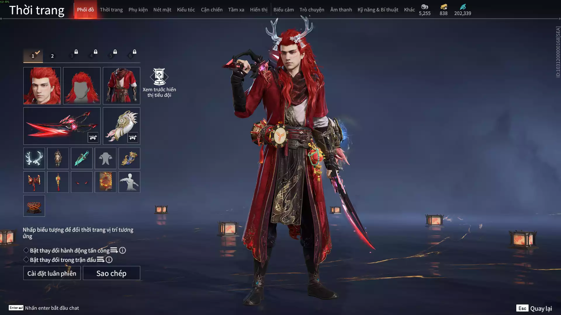 Ảnh 9 Vũ khí đỏ, 9 Trang phục đỏ, 3 Phụ kiện hóa hình và hơn thế, nhấn xem chi tiết bên trong